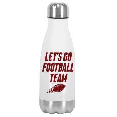 Let's Go Football Team Washington Football Fan Stainless Steel Insulated Water Bottle