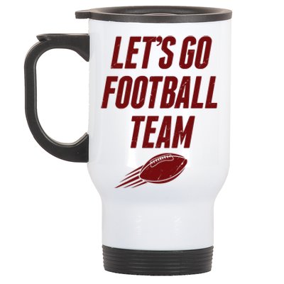 Let's Go Football Team Washington Football Fan Stainless Steel Travel Mug