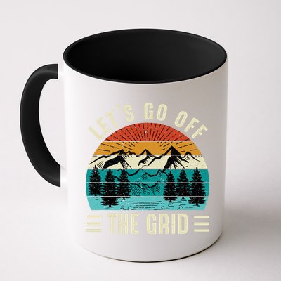 Lets Go Off The Grid Hiking Mug