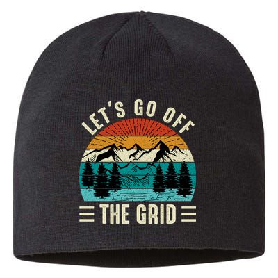Lets Go Off The Grid Hiking Sustainable Beanie