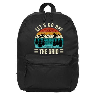 Lets Go Off The Grid Hiking 16 in Basic Backpack