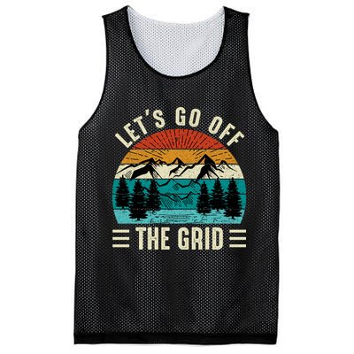 Lets Go Off The Grid Hiking Mesh Reversible Basketball Jersey Tank