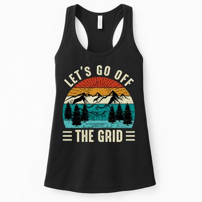 Lets Go Off The Grid Hiking Womens Tank Top