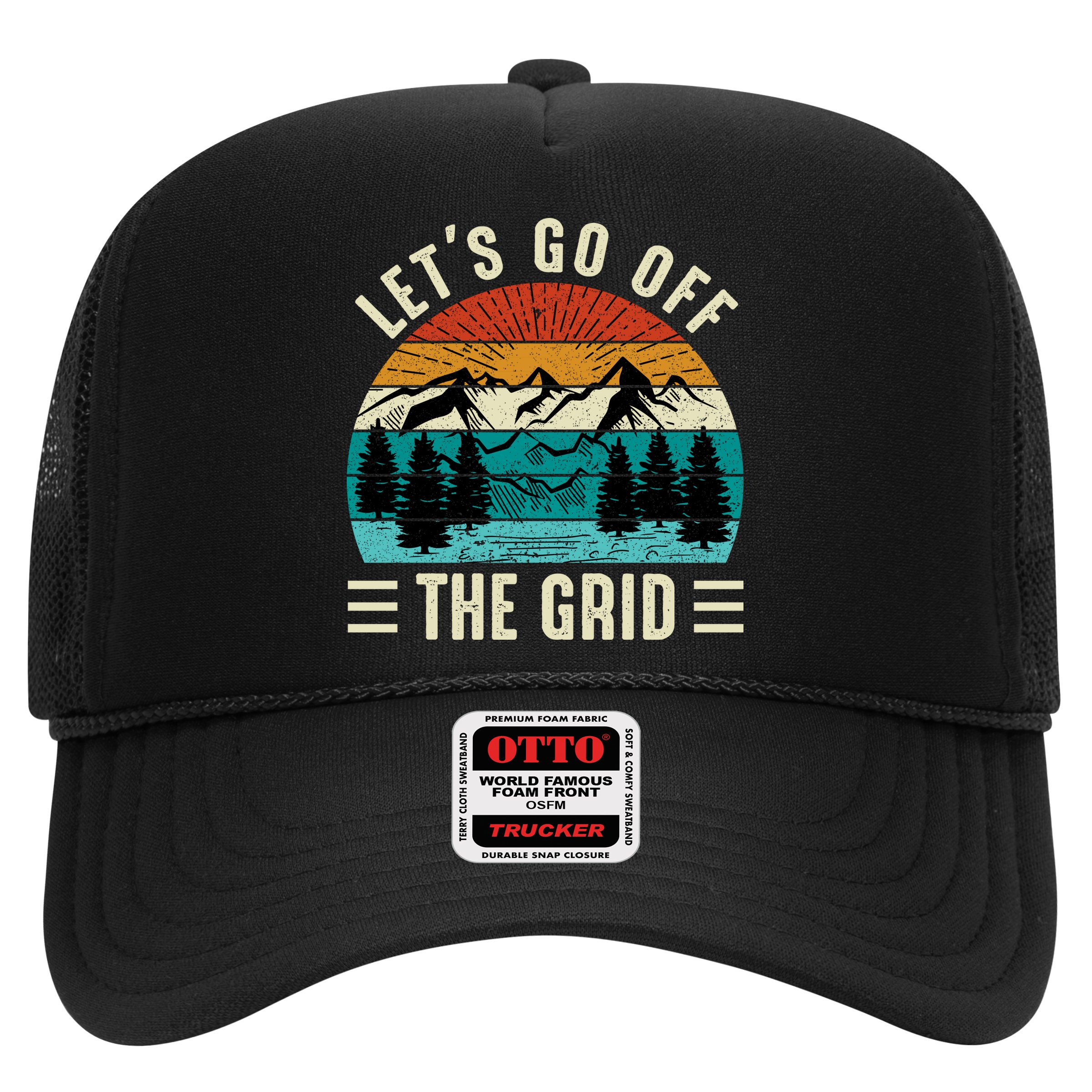 Lets Go Off The Grid Hiking Hat