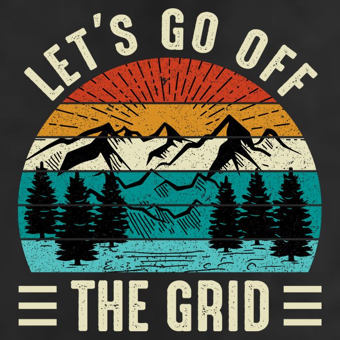 Lets Go Off The Grid Hiking Hat