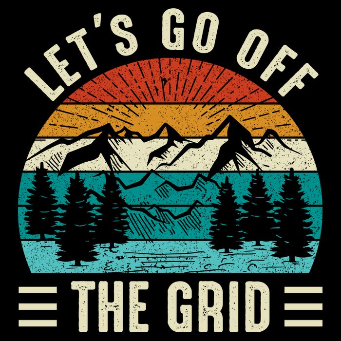 Lets Go Off The Grid Hiking Wool Snapback Cap