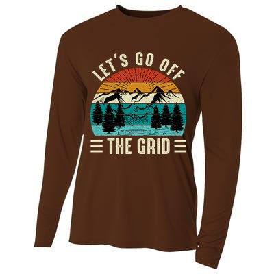 Lets Go Off The Grid Hiking Cooling Performance Long Sleeve Crew