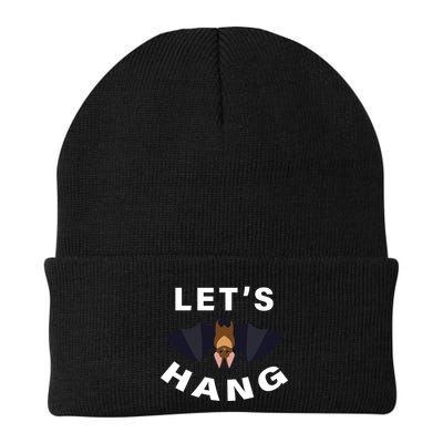 Lets Hang Funny Halloween Bat Beanie