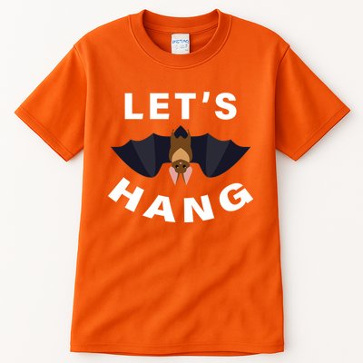 Lets Hang Funny Halloween Bat Tall T-Shirt