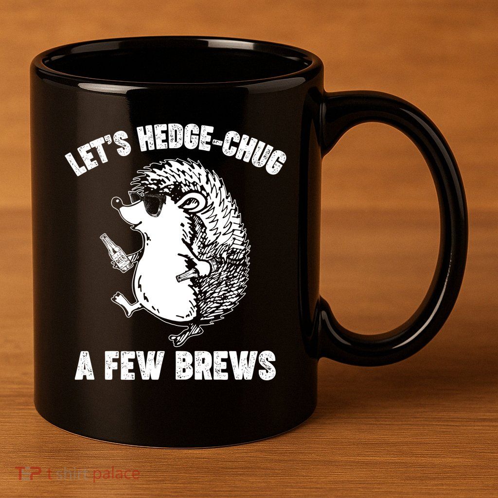 Let's Hedge-Chug A Few Brews Hedgehog Beers 11oz C Handle Ceramic Mug