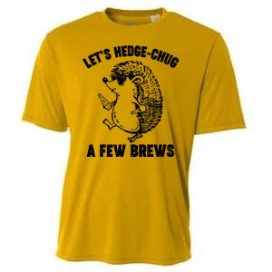 Let's Hedge-Chug A Few Brews Hedgehog Beers Cooling Performance Crew T-Shirt