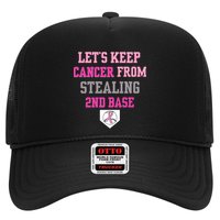 Let's Keep Cancer From Stealing 2nd Base Ribbon Hat