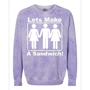 Lets Make A Sandwich Colorblast Crewneck Sweatshirt