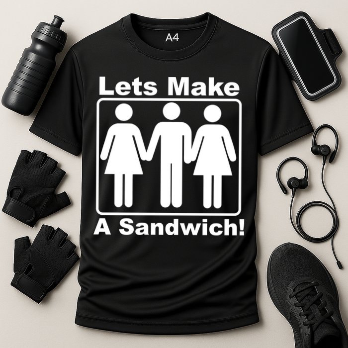 Lets Make A Sandwich Cooling Performance Crew T-Shirt