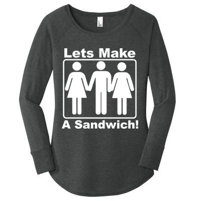 Lets Make A Sandwich Women's Perfect Tri Tunic Long Sleeve Shirt