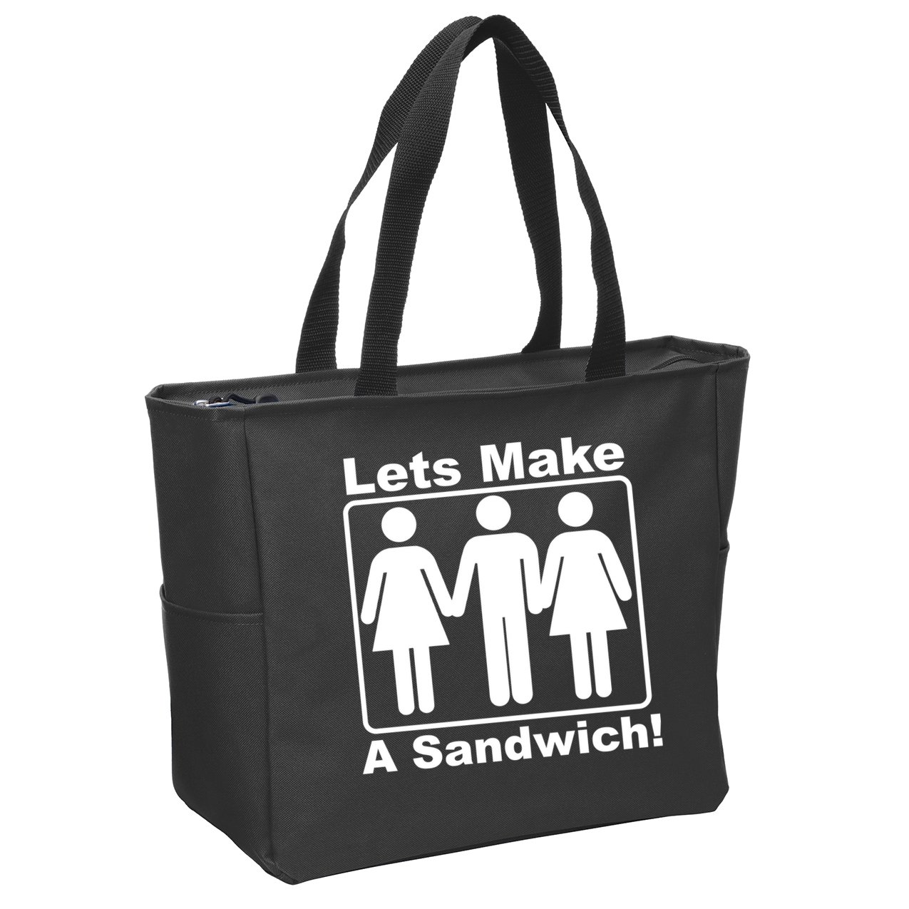 Lets Make A Sandwich Zip Tote Bag