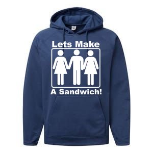 Lets Make A Sandwich Performance Fleece Hoodie