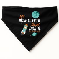 Let's Make America Smart Again USA-Made Doggie Bandana