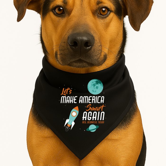 Let's Make America Smart Again USA-Made Doggie Bandana