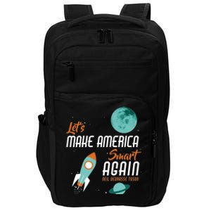 Let's Make America Smart Again Impact Tech Backpack