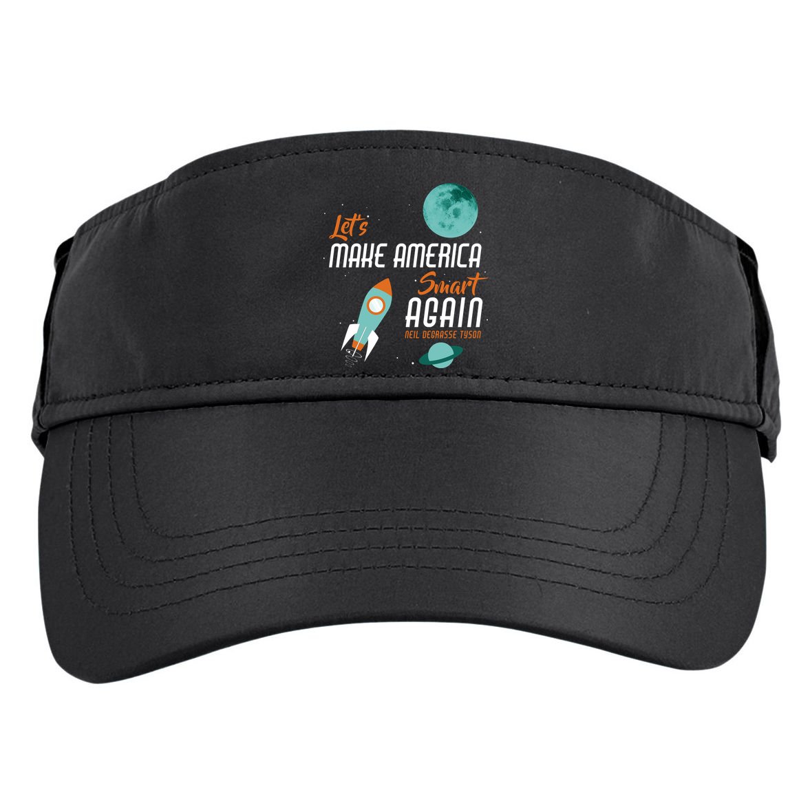 Let's Make America Smart Again Adult Drive Performance Visor