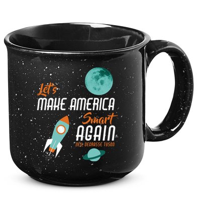 Let's Make America Smart Again 15oz Campfire Ceramic Mug