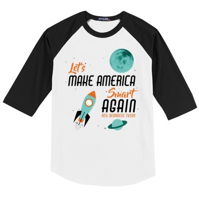 Let's Make America Smart Again Baseball Sleeve Shirt