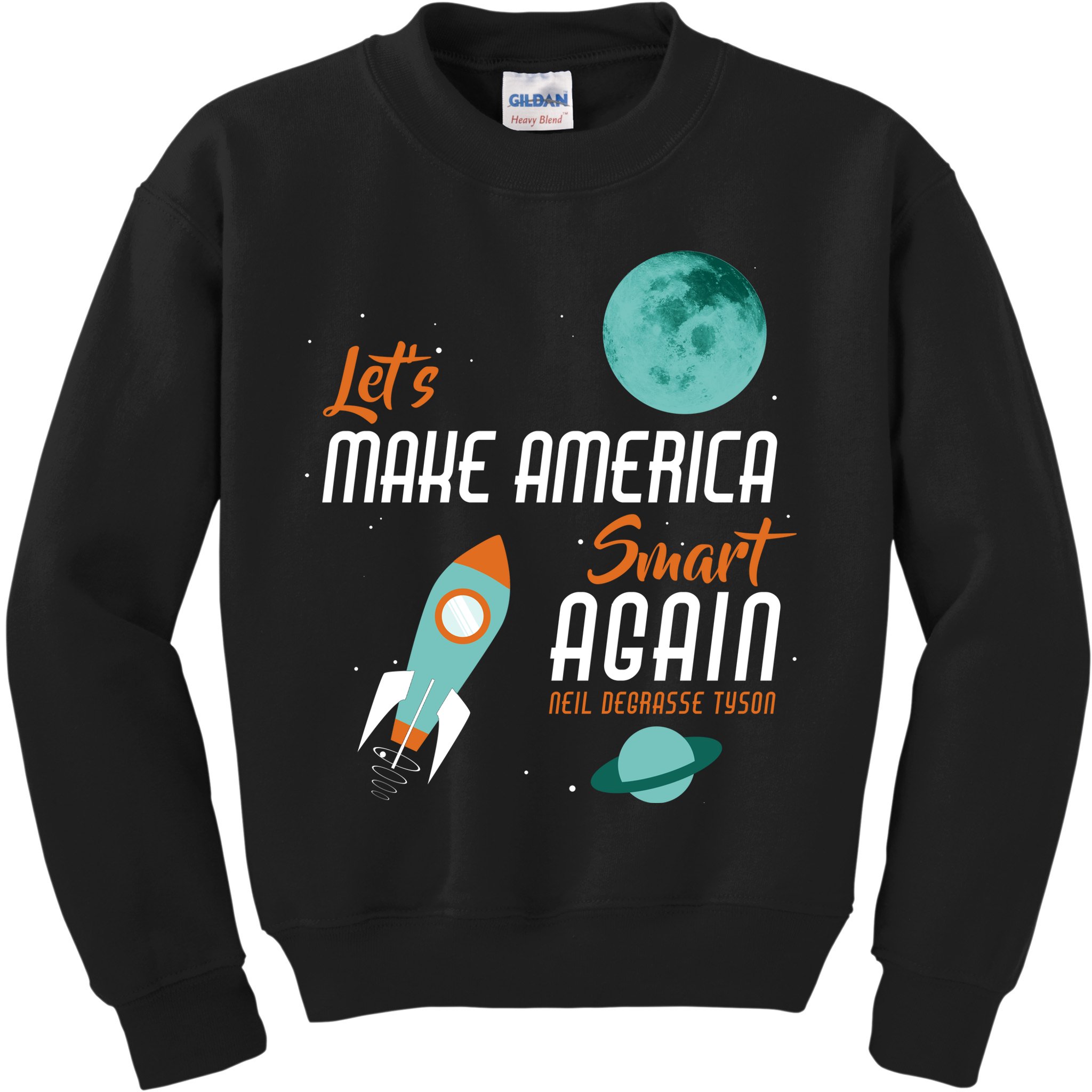 Let's Make America Smart Again Kids Sweatshirt
