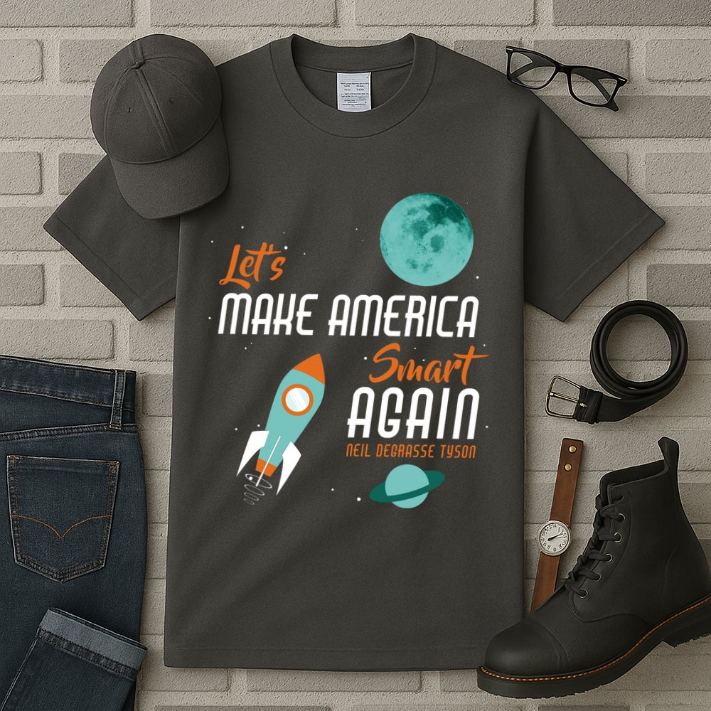 Let's Make America Smart Again Tall T-Shirt