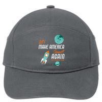 Let's Make America Smart Again 7-Panel Snapback Hat