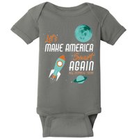 Let's Make America Smart Again Baby Bodysuit