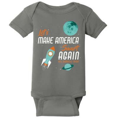 Let's Make America Smart Again Baby Bodysuit