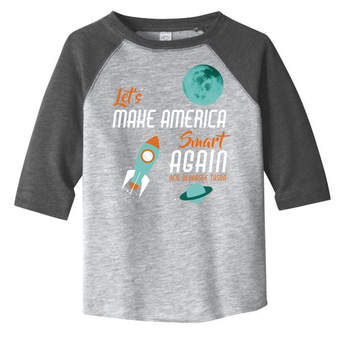 Let's Make America Smart Again Toddler Fine Jersey T-Shirt