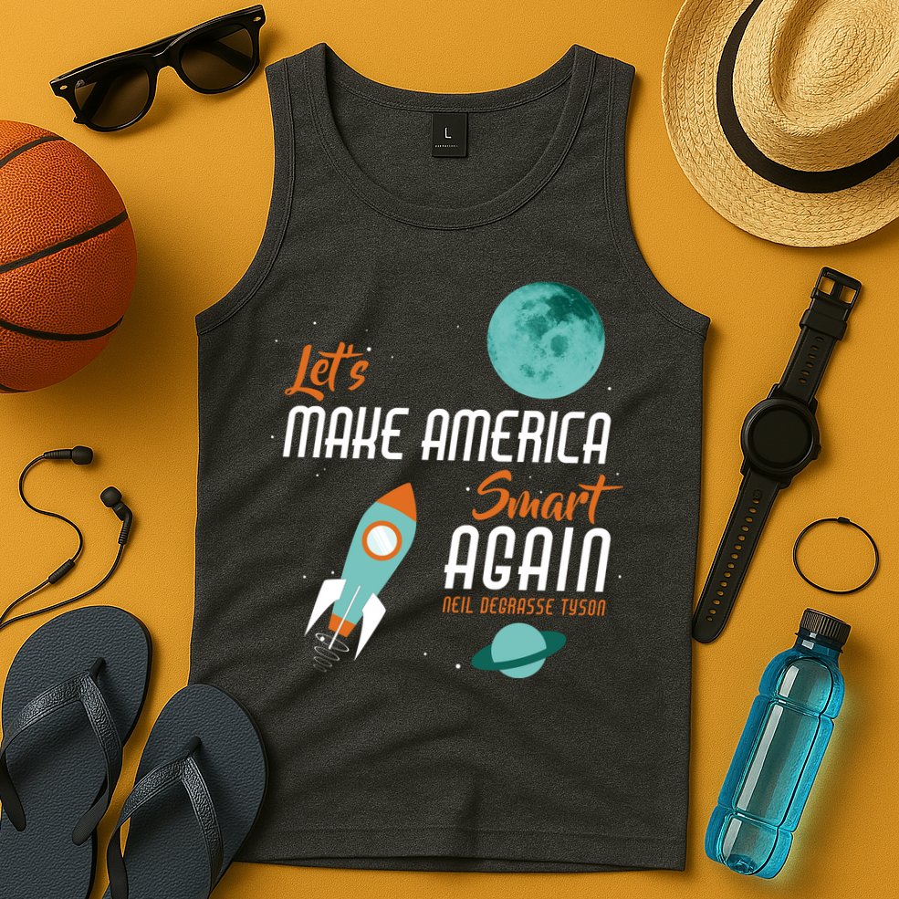 Let's Make America Smart Again Tank Top