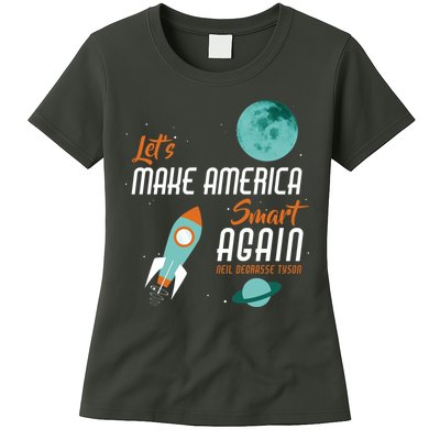 Let's Make America Smart Again Womens T-Shirt