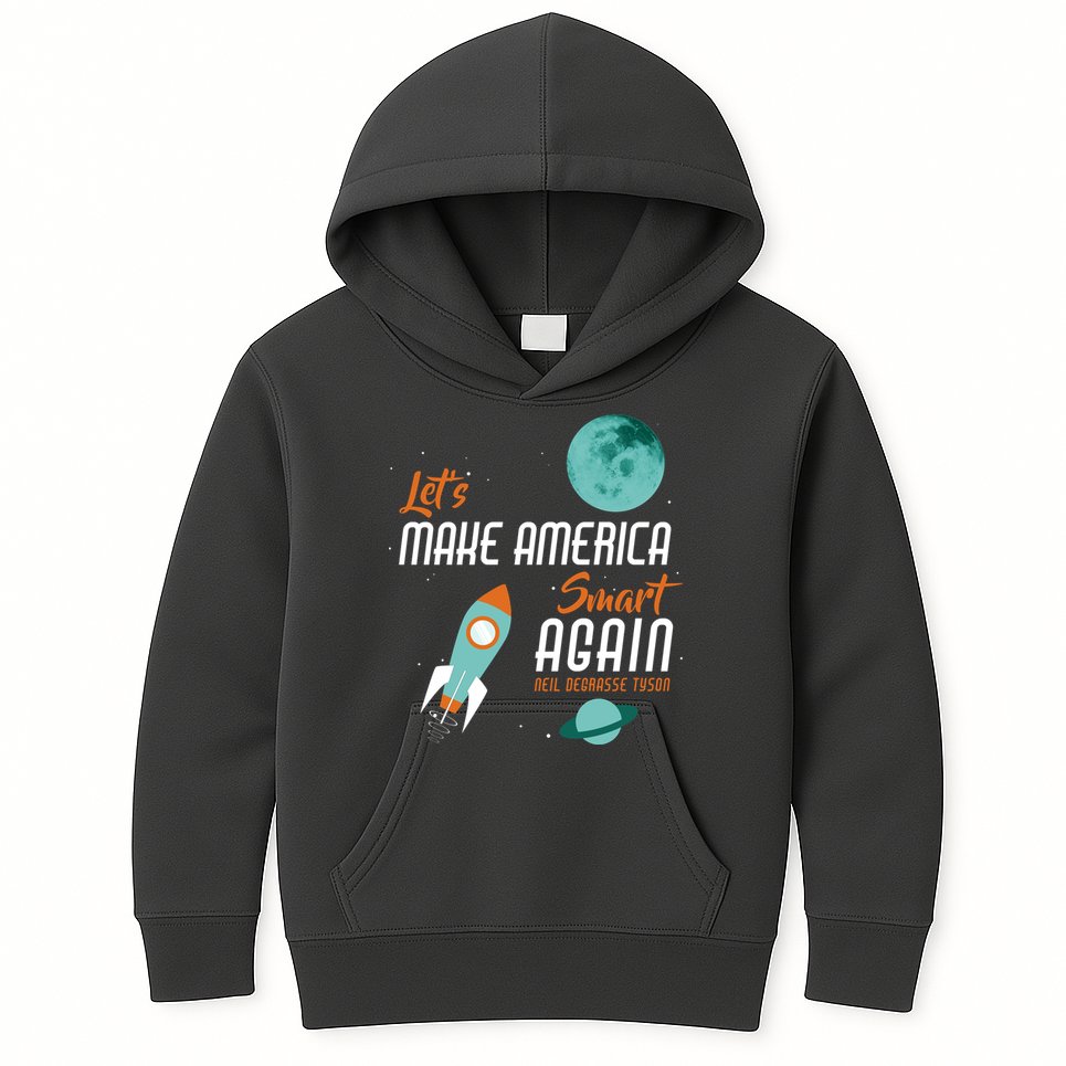 Let's Make America Smart Again Kids Hoodie