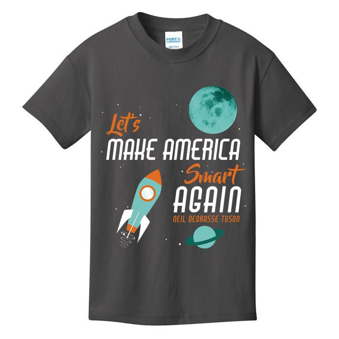 Let's Make America Smart Again Kids T-Shirt