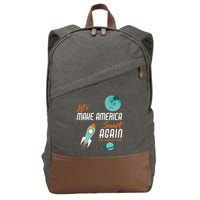 Let's Make America Smart Again Cotton Canvas Backpack