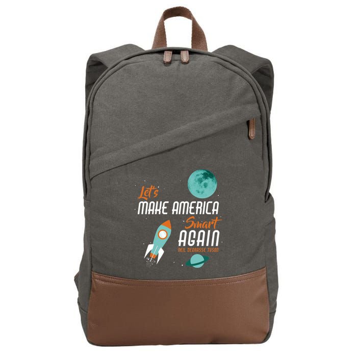 Let's Make America Smart Again Cotton Canvas Backpack