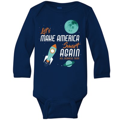 Let's Make America Smart Again Baby Long Sleeve Bodysuit