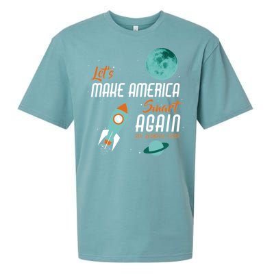 Let's Make America Smart Again Sueded Cloud Jersey T-Shirt