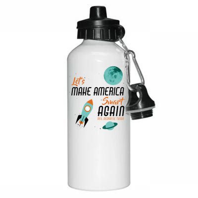 Let's Make America Smart Again Aluminum Water Bottle