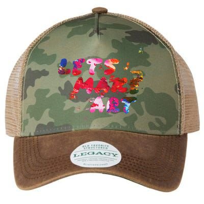 Lets Make Art Legacy Tie Dye Trucker Hat