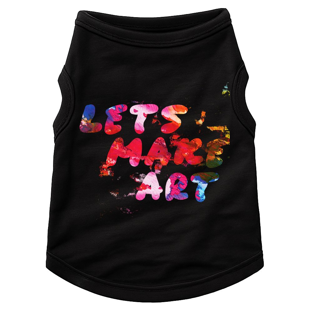 Lets Make Art Doggie Tank