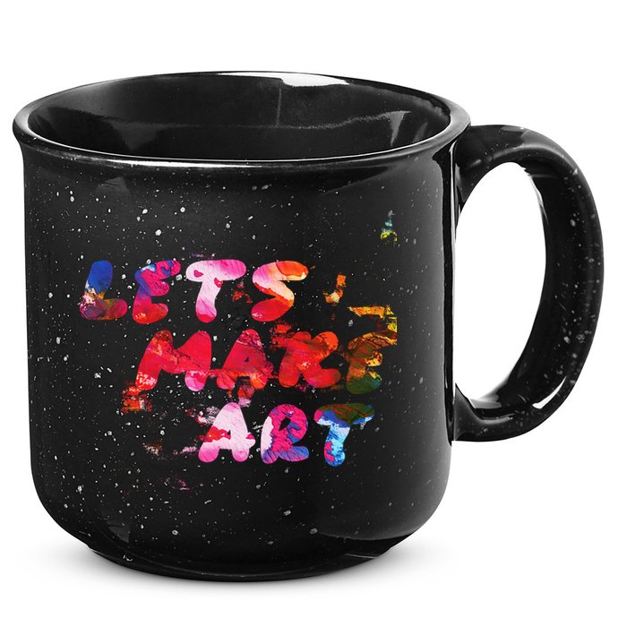 Lets Make Art 15oz Campfire Ceramic Mug