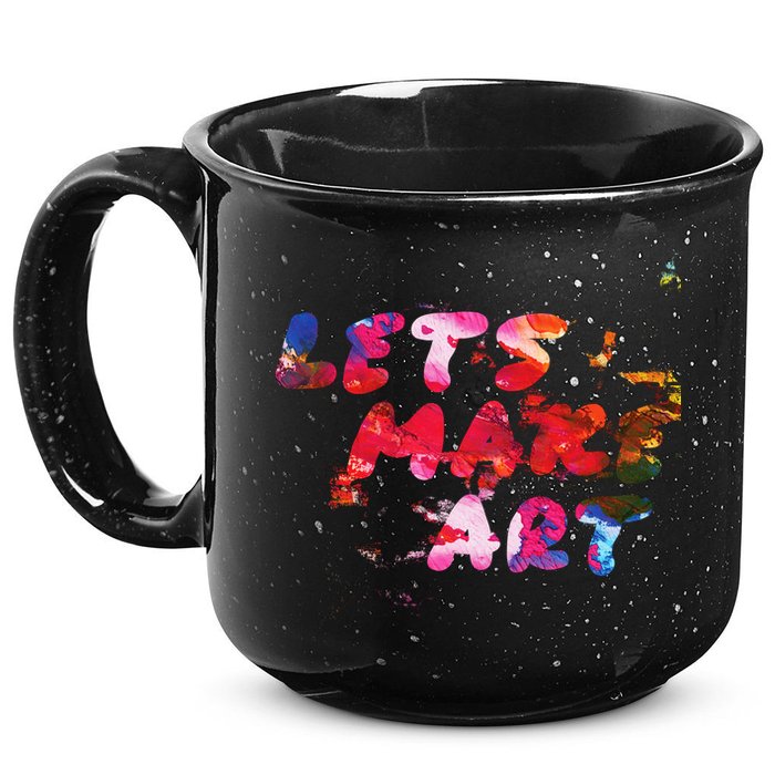Lets Make Art 15oz Campfire Ceramic Mug
