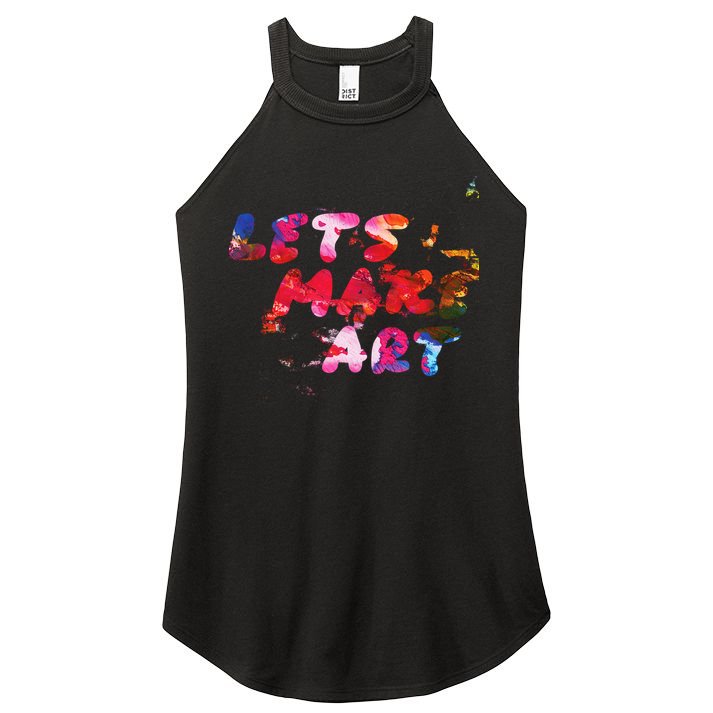 Lets Make Art Women's Perfect Tri Rocker Tank