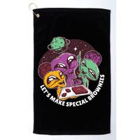 Let's Make Special Brownies Alien Golf Towel