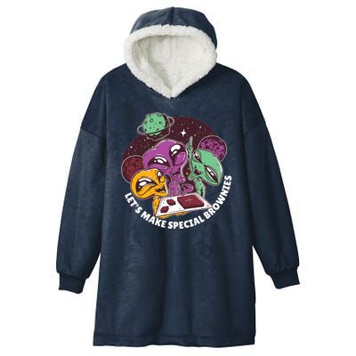 Let's Make Special Brownies Alien Hooded Wearable Blanket