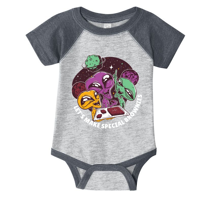 Let's Make Special Brownies Alien Infant Baby Jersey Bodysuit